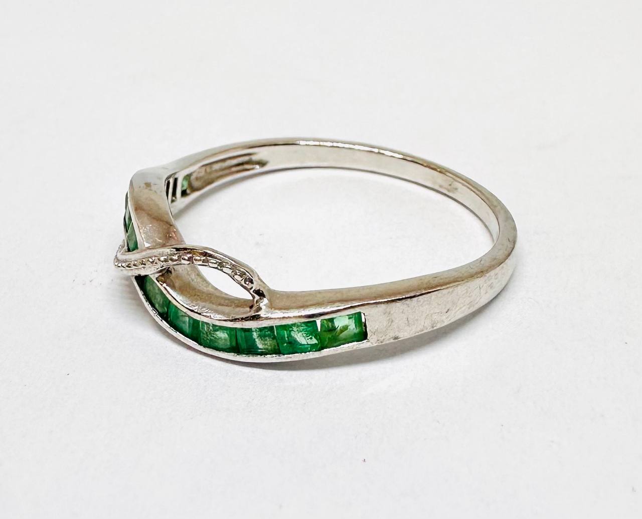 9K Gold Natural Emerald Ring — Handcrafted 5