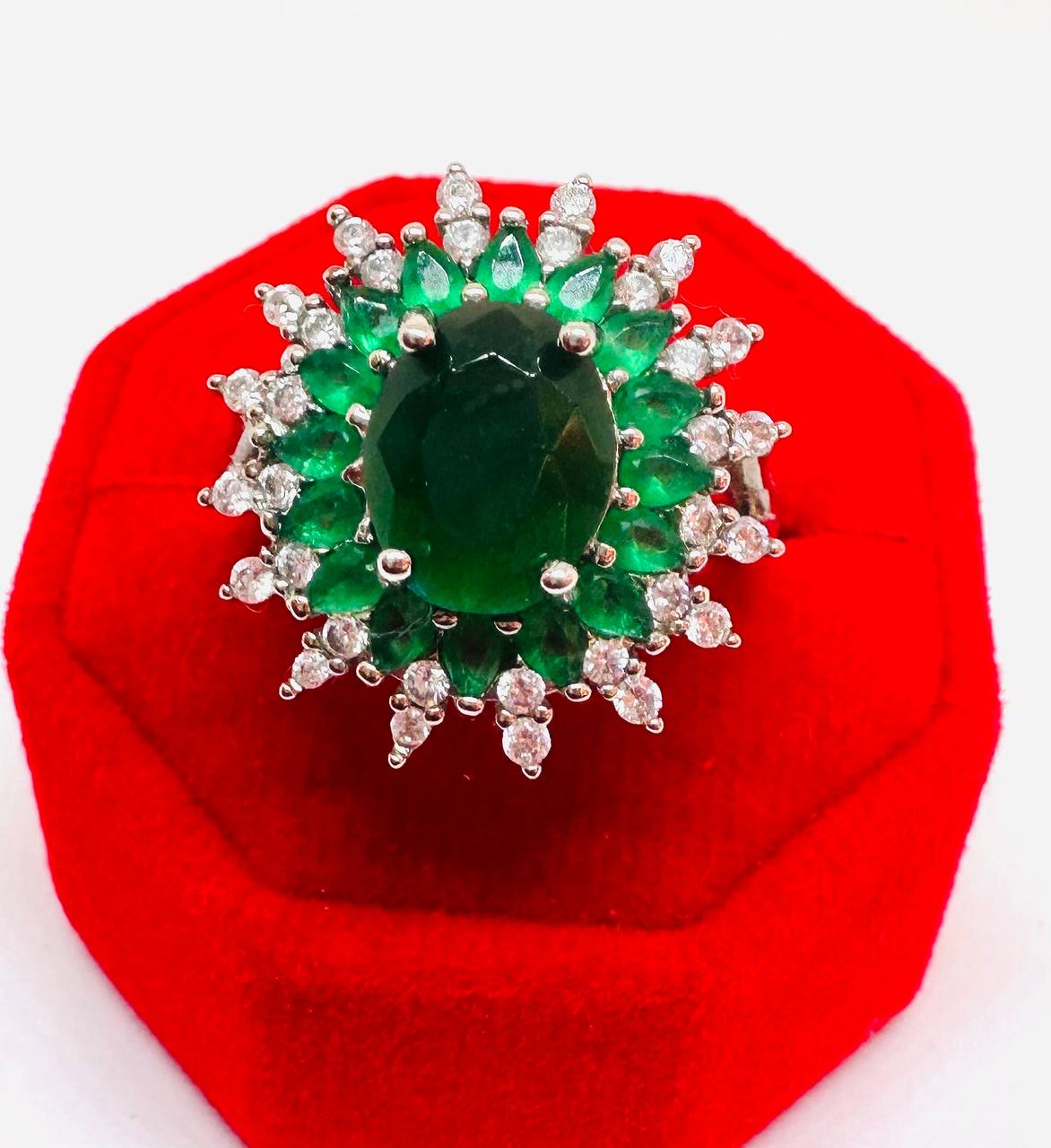 925 Sterling Silver Natural Gemstone Ring — Handcrafted 2