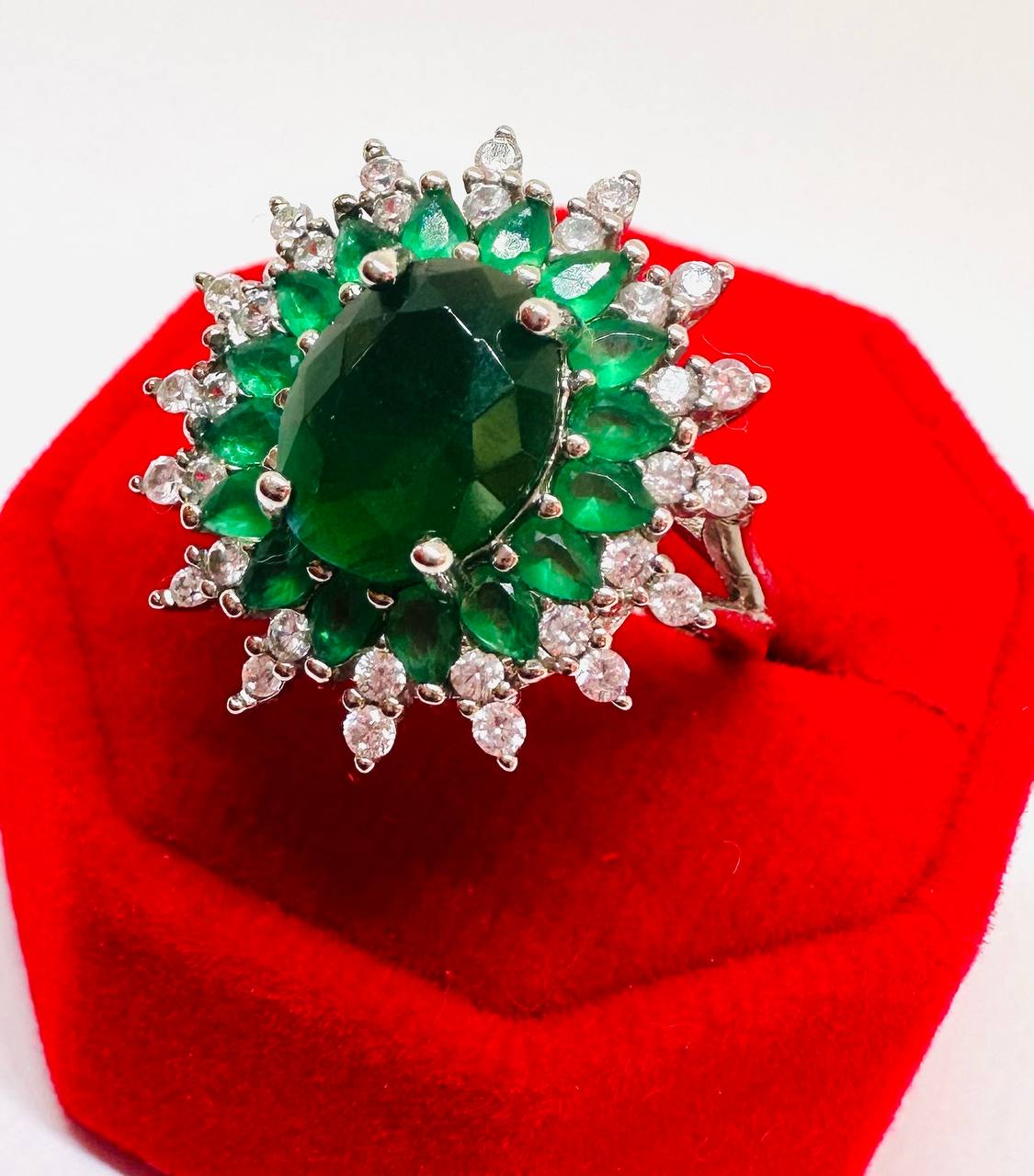 925 Sterling Silver Natural Gemstone Ring — Handcrafted 5