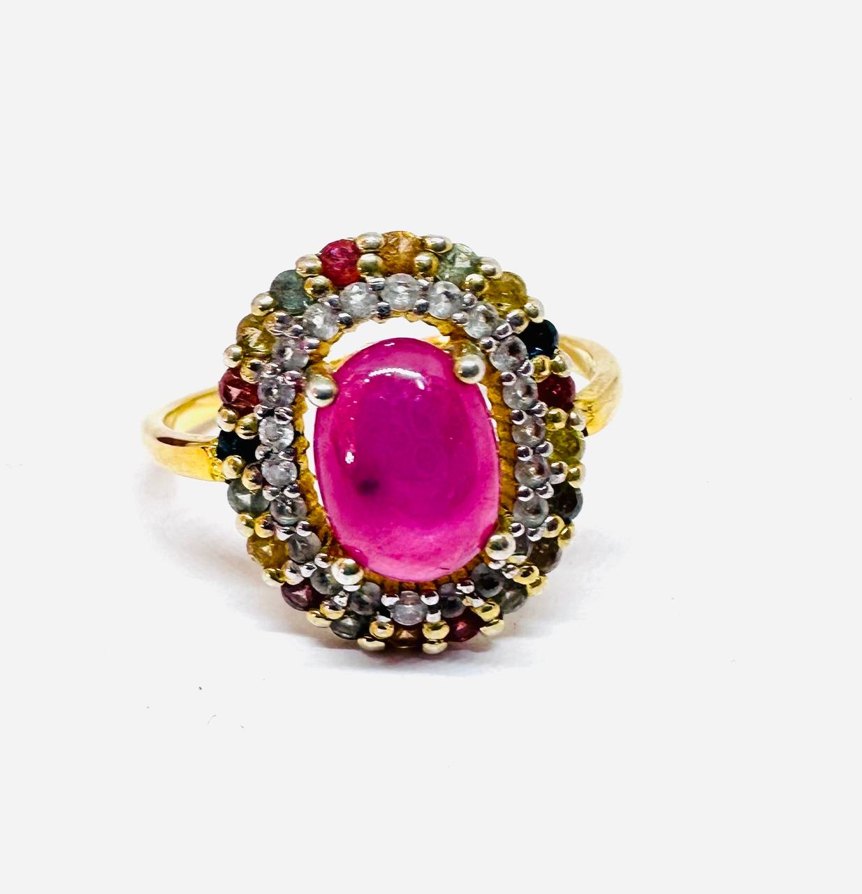 9K Gold rubí natural anillo 2